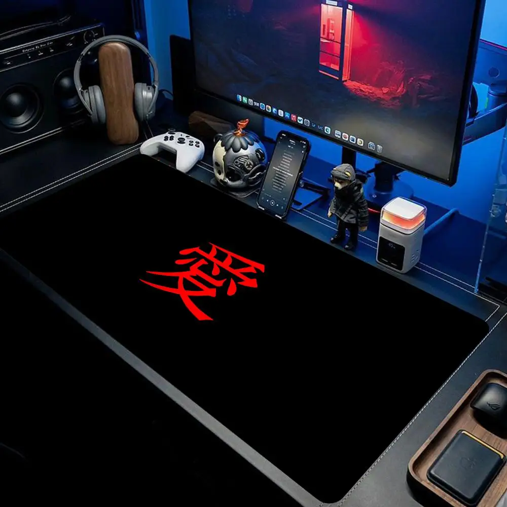 

E-Sports Mousepad Premium Locking Edge Mouse Mat Chinese Character "Love" Speed Mouse Pad HYB XXC Ultrafine Surface Desk Mat