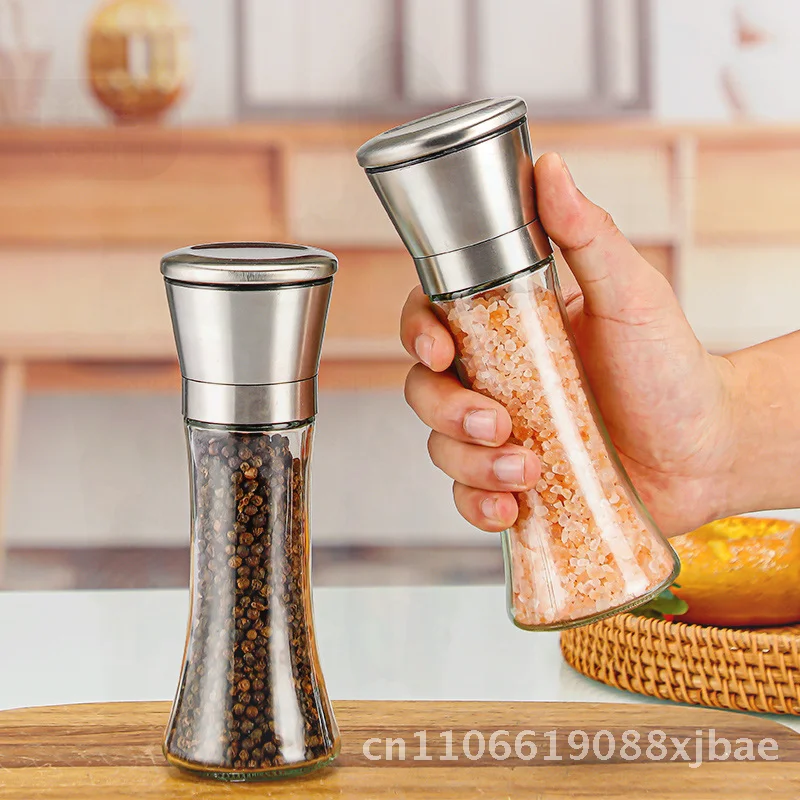 

Manual Pepper Grinder Stainless Steel Kitchen Seasoning Jar Cross-Border Stock Home & Garden Cooking Supplies