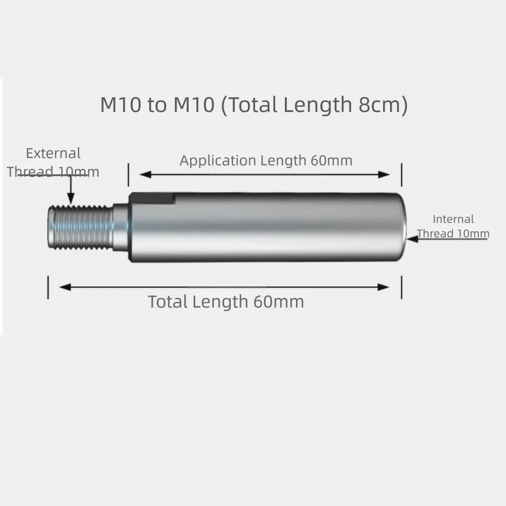 Multi-Function M10 Angle Grinder Extension Rod Polisher Connection Adapter Power Tools Accessories Connector Extension Rod