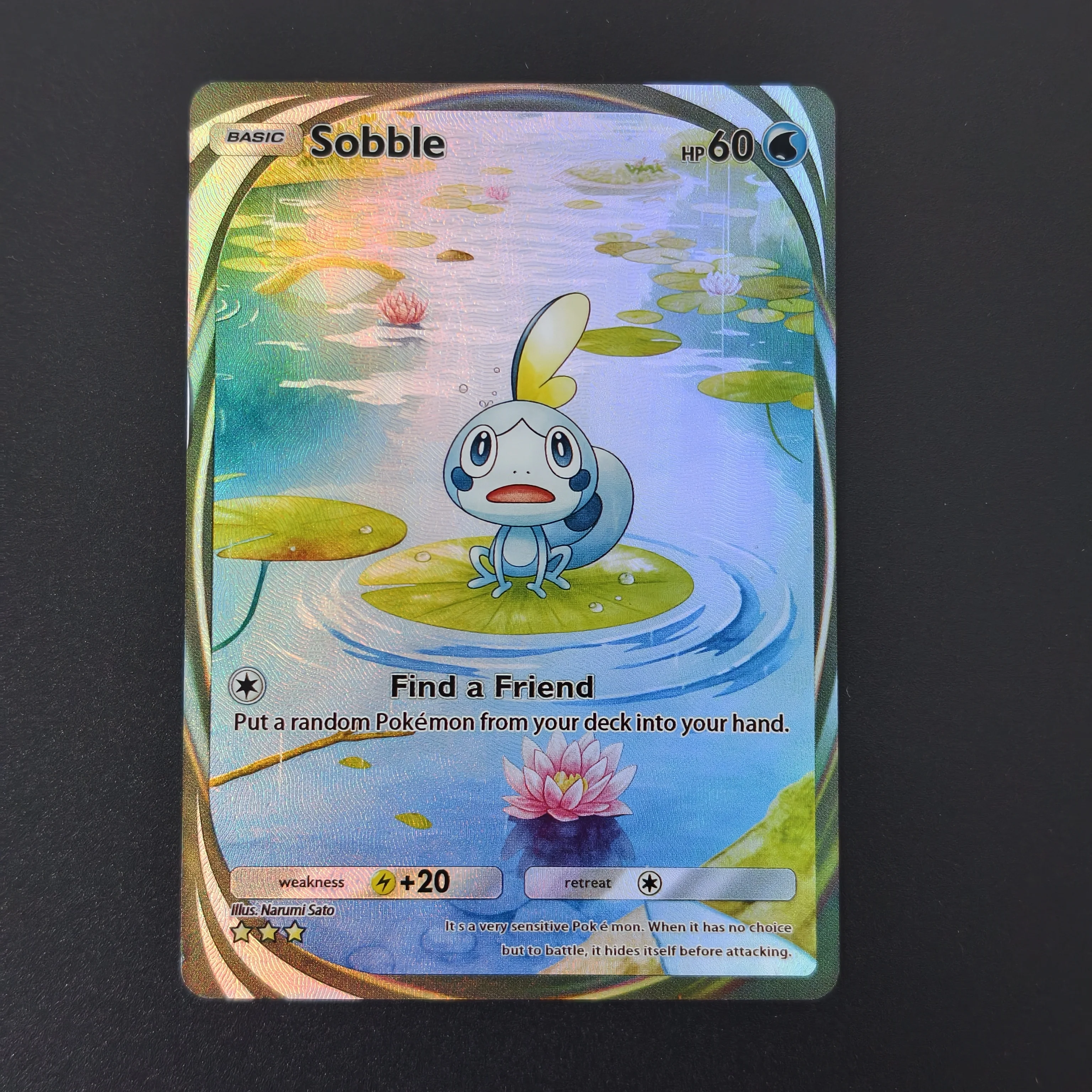 DIY Pocket Card English TCG Terapagosex EX Sobble IR Full Art Holo Shiny Self Made Collection Anime Game Card Gift