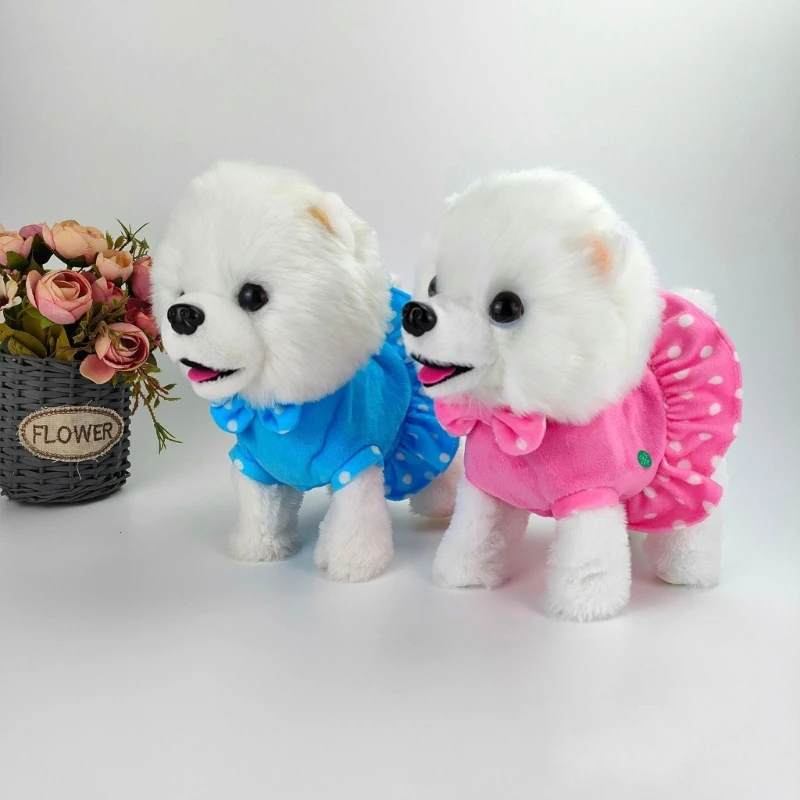 Jouet pour chiot chantant, jouet en peluche pour chien qui aboie, jouet d'apprentissage pour bébé, cadeau amusant pour