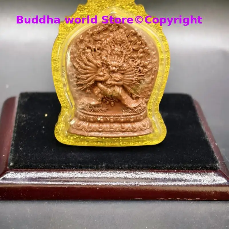 2026 NEW Monk Master offering Blessing efficacious Yamantaka powerful manna sat-chaya Holy tsha-tsha Guarding Tangka Amulet