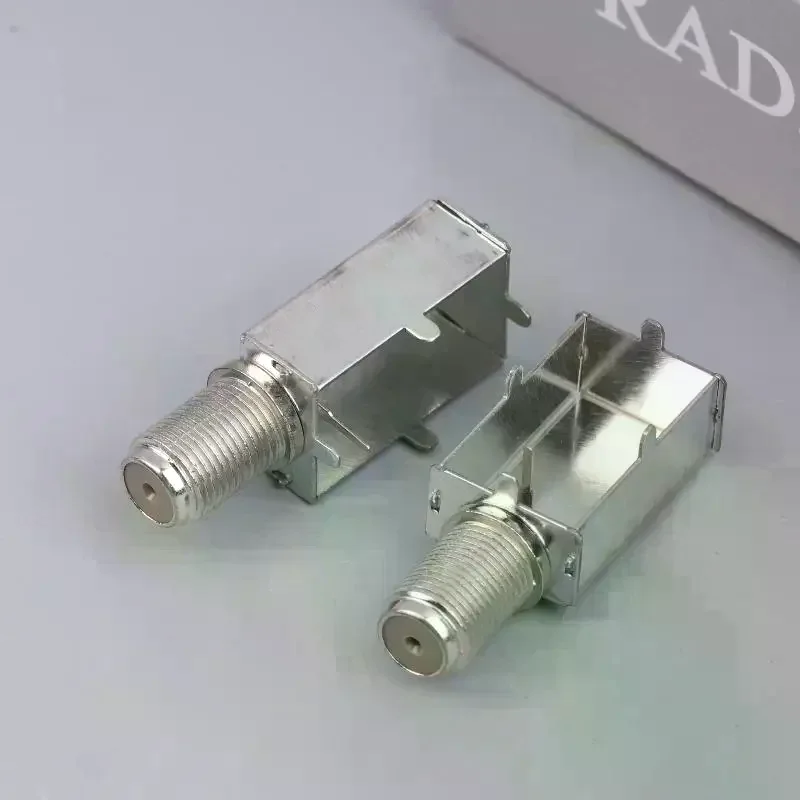 5/10pcs of M Shielding Box with Integrated High-Speed Coaxial Cable Connector, IF 2414F, and Imperial Threaded Connector.
