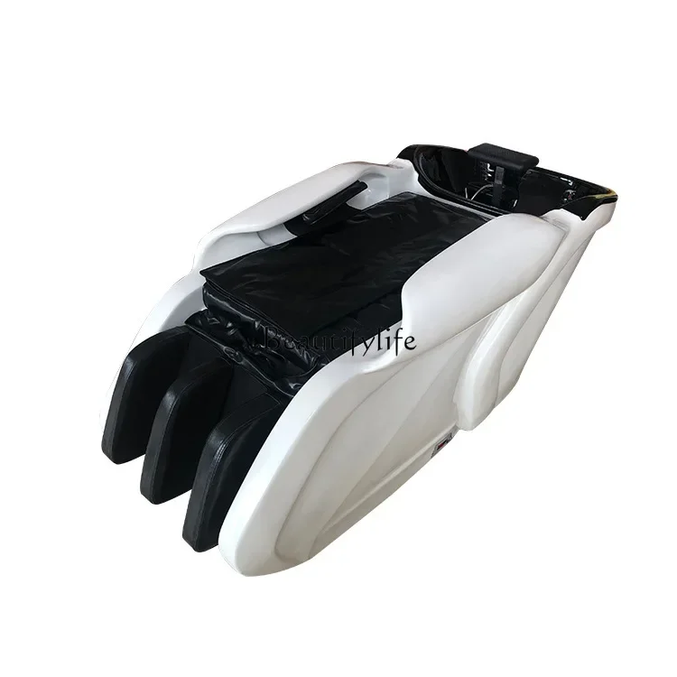 88.Smart Electric Massage Shampoo Bed Barber Shop Hair Thai Flush Head Therapy Fumigation Bed
