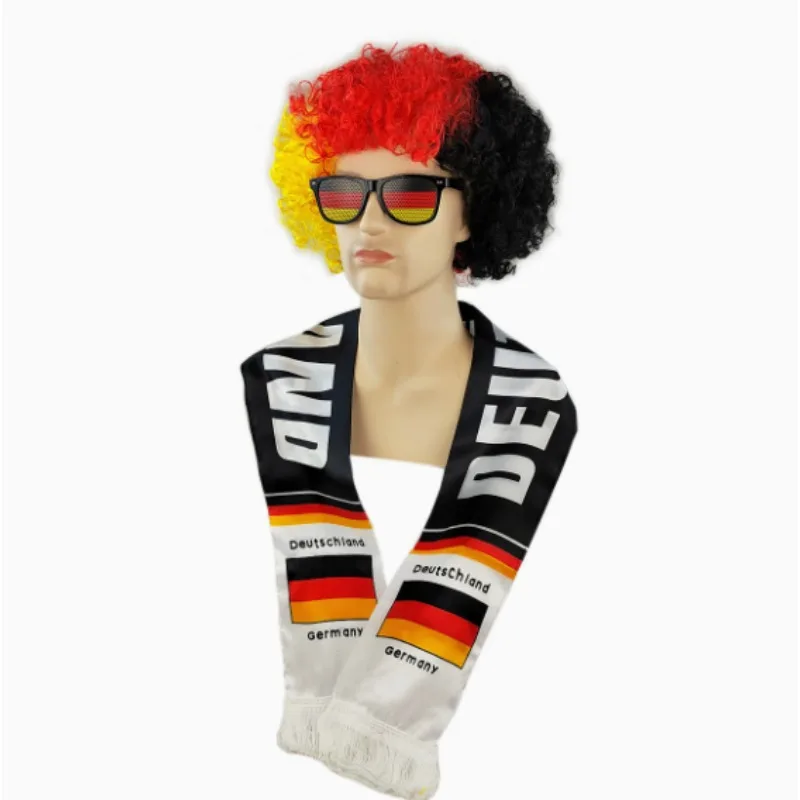 2026 Football Scarves: Brazil, Argentina, Germany, Spain, France, USA, Mexico, Canada – Designer Knitted Scarves