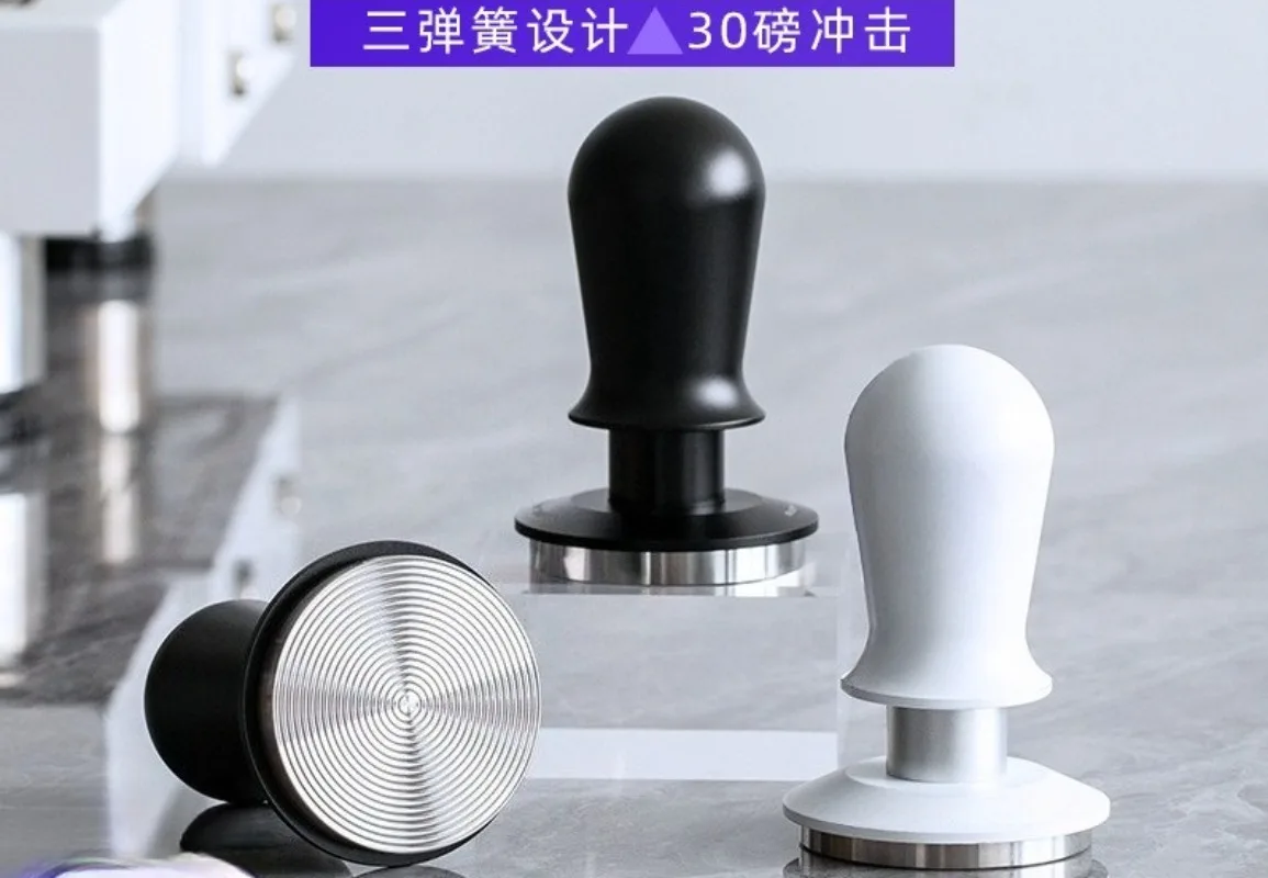 For Coffee Tamper, 51/53/58.35mm Constant Pressure Spring Tamper, Stainless Steel