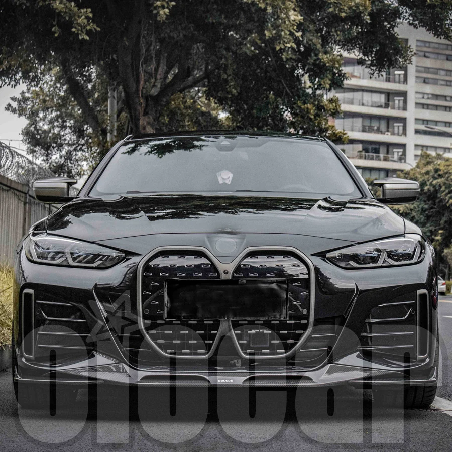 

oioMotors SQ Style Dry Carbon Front Lip Spoiler for BMW G26 i4 BEV