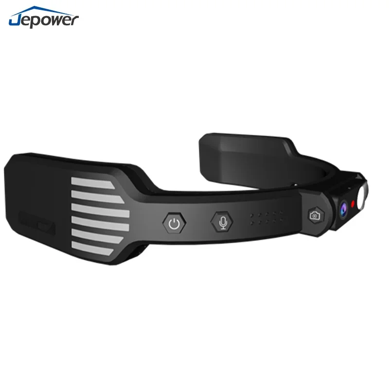 

In stock Firefighting & Disaster Response Smart Headband 4G HD Video Real-time Intercom Android Hard Hat for First Responders