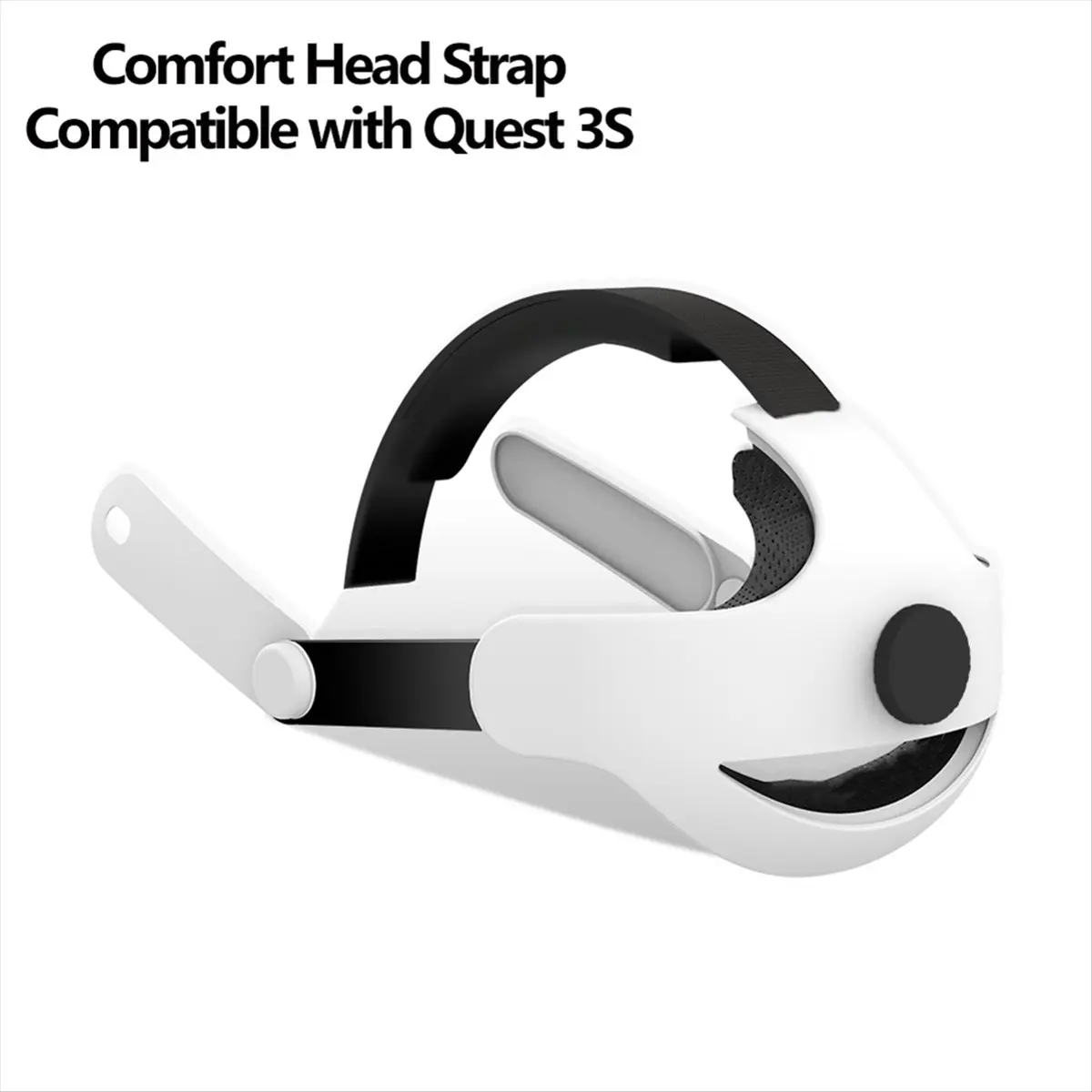 

*BAAY 3-in-1 VR Head Strap Set for Meta Quest 3S Protective Case Set,Face Cover,Head Strap Silicone VR Accessories,Black
