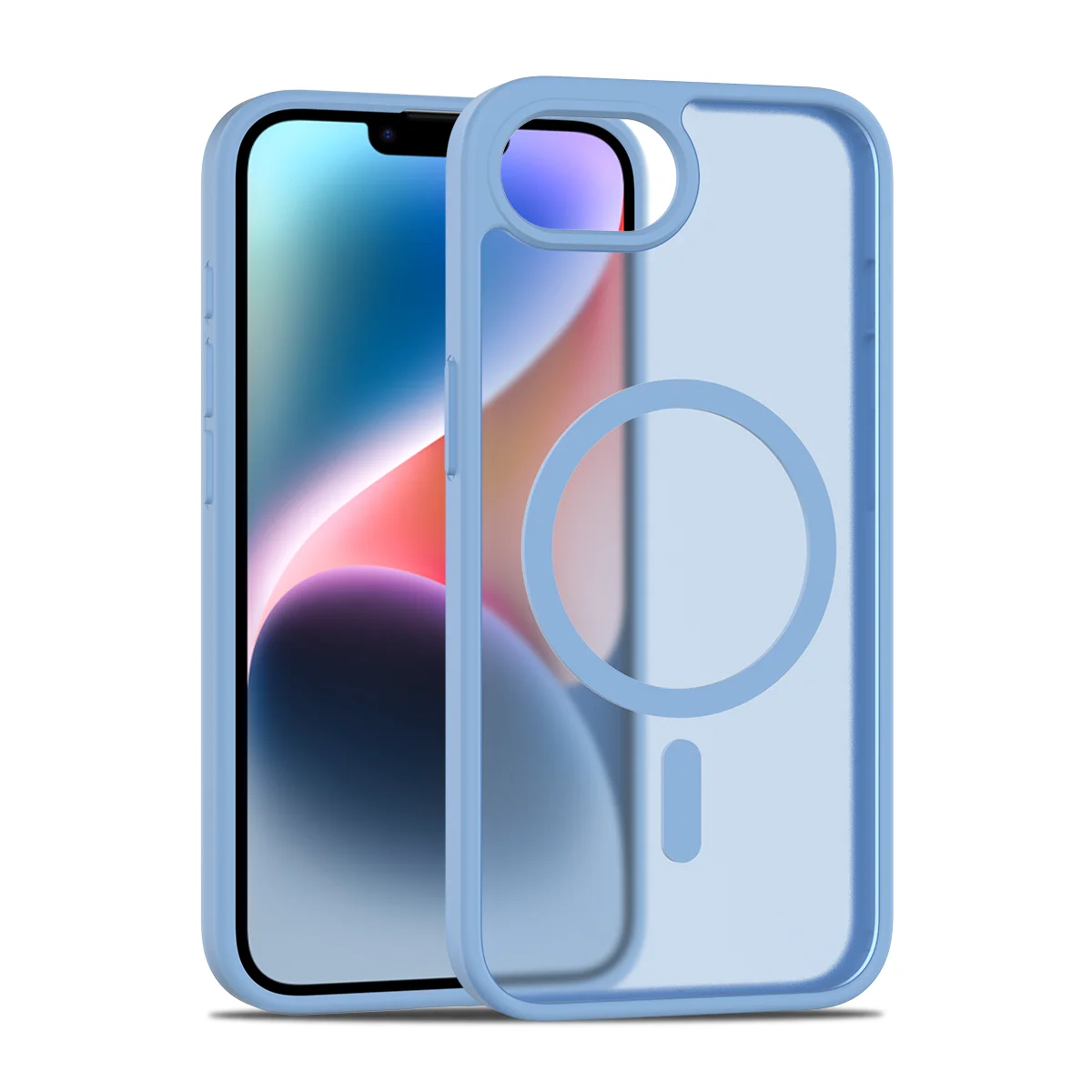 Funda Magnética Delgada, Mate y Translúcida para iPhone 17 Air, 16 E, 15, 14 Plus, 13 Mini, 12, 11 Pro Max, 8, Compatible con Carga Inalámbrica Magsafe