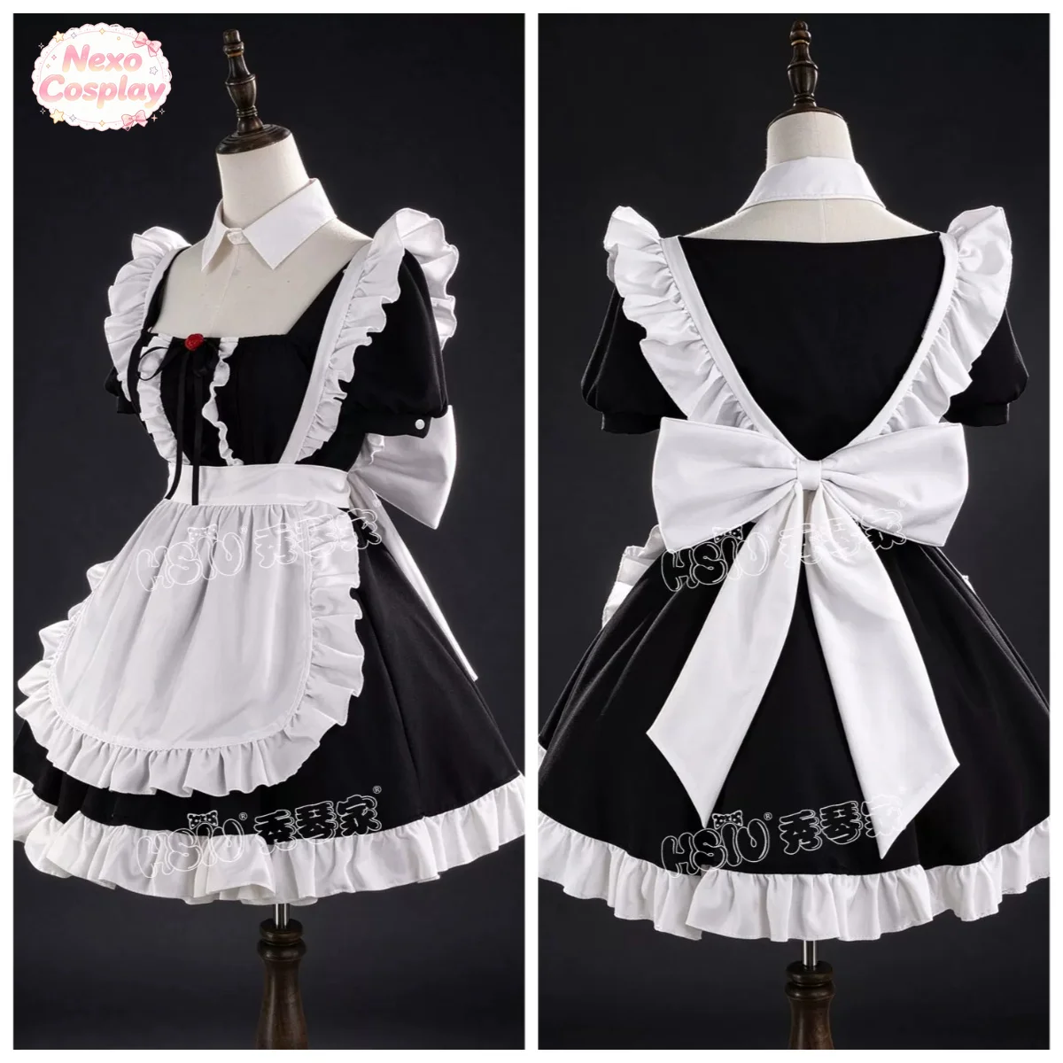 Game Cinderella Cosplay Costume Crystal Maid Outfit Full Set NexoCosplay