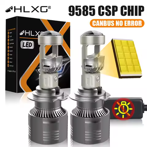 1700W 800000LM H7 H4 Canbus Car Headlight Mini Lens H11 H8 9005 9006 HB3 HB4 LED Projector Bulb 6000K Auto Motorcycle Mini Lens