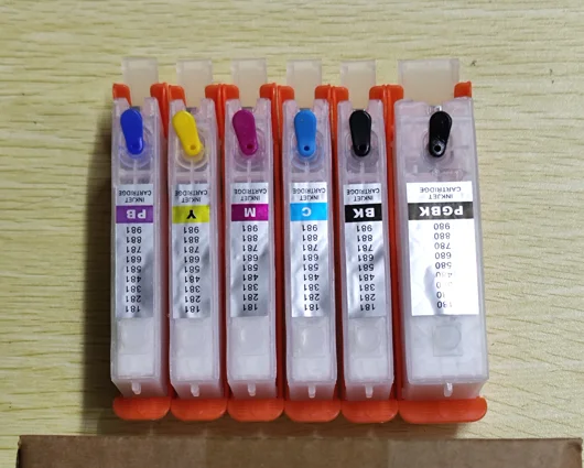580 581 Refillable Cartridge For Canon TS705 TR7550 TR8550 TS6150 TS6250 TS6350 TS8150 TS8152 TS8250 TS8251 TS8252 TS8350 TS9150