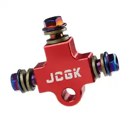 Hydraulic Brake Hose Pipe Tee Coupling Fitting Adapter Connector 3way ATV Bike