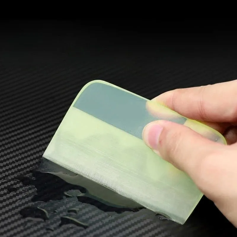Car Film Wrapping Tool Film Scraper Window Tinting Wallpaper Protective Soft Bull Tendon Car Glass Clean Transparent Scraper view 3