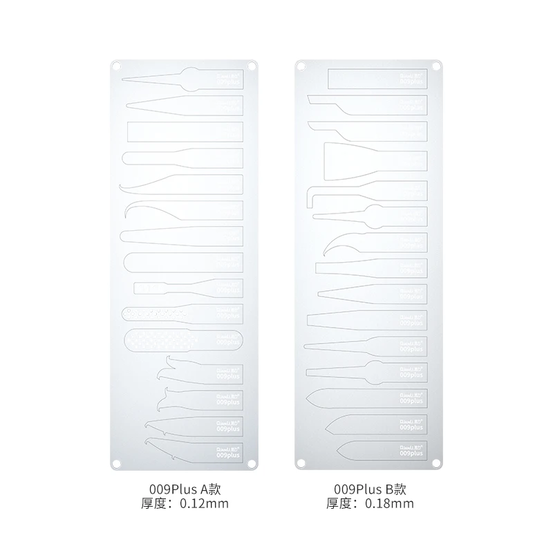 Qianli 009 além disso multifuncional pcb lâmina kit ic chip cpu nand pry faca placa-mãe manutenção cola mais limpa remoção ferramenta de mão