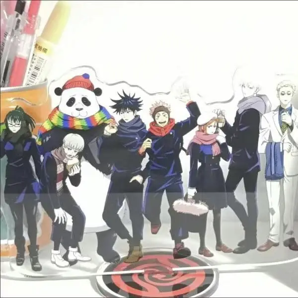 جديد أنيمي Jujutsu Kaisen Itadori Fushiguro Gojo Sukuna Nanami حامل الاكريليك نموذج زخارف مكتب جمع الهدايا