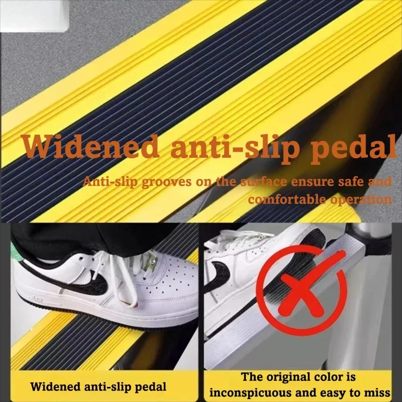 New High End Aluminum Alloy Telescopic Ladder Thickened Engineering Ladder With Hook Straight Folding Portable Household