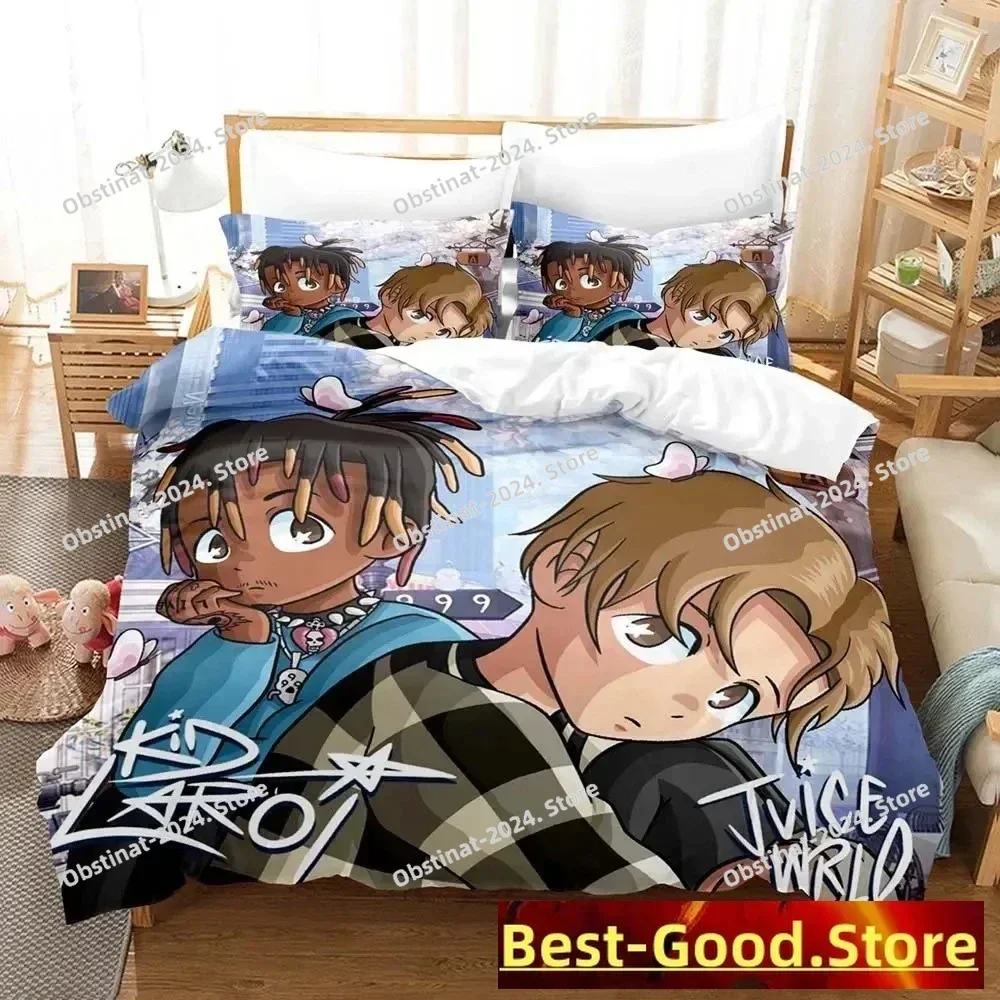 

2023 The kid laroi Bedding Set Single Twin Full Queen King Size Bed Set Adult Kid Bedroom Duvetcover Set Anime parure de lit Bed