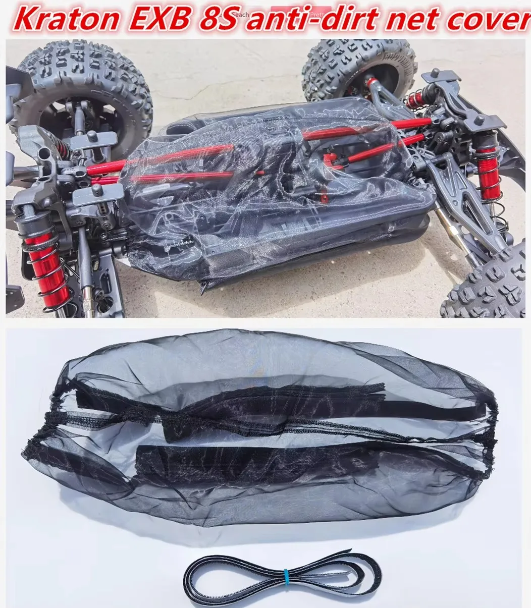 

Breathable Waterproof Cover Protective Chassis Dirt Dust Resist Guard Cover for 1/5 ARRMA KRATON EXB 8S Rc Car Update Parts