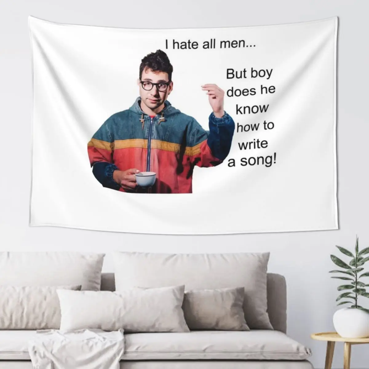 Bleachers Indie Pop Officially Known Musician Record Produce Jack Cool Gift Tapestry Decor Home Decoration Home Tapestry