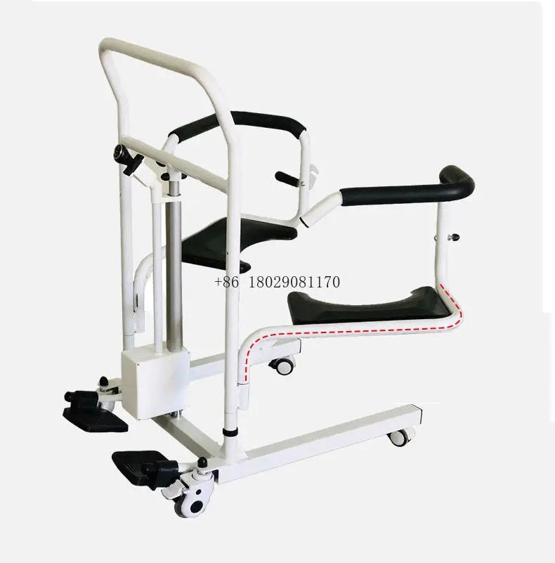 hydraulic toilet move elderly patient nursing transfer lift commode chair wholesale medical portable electric