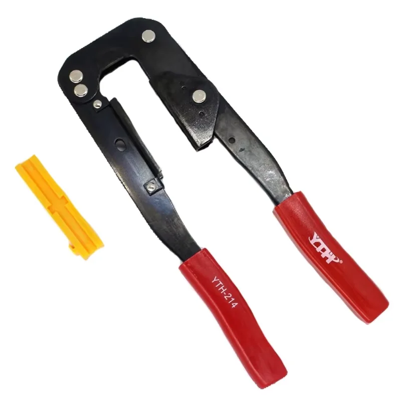 Computer Header Connector Pressing Pliers Durable Steel Body FC Crimp Tool G-214 for IDC Flat Ribbon Cable Professional