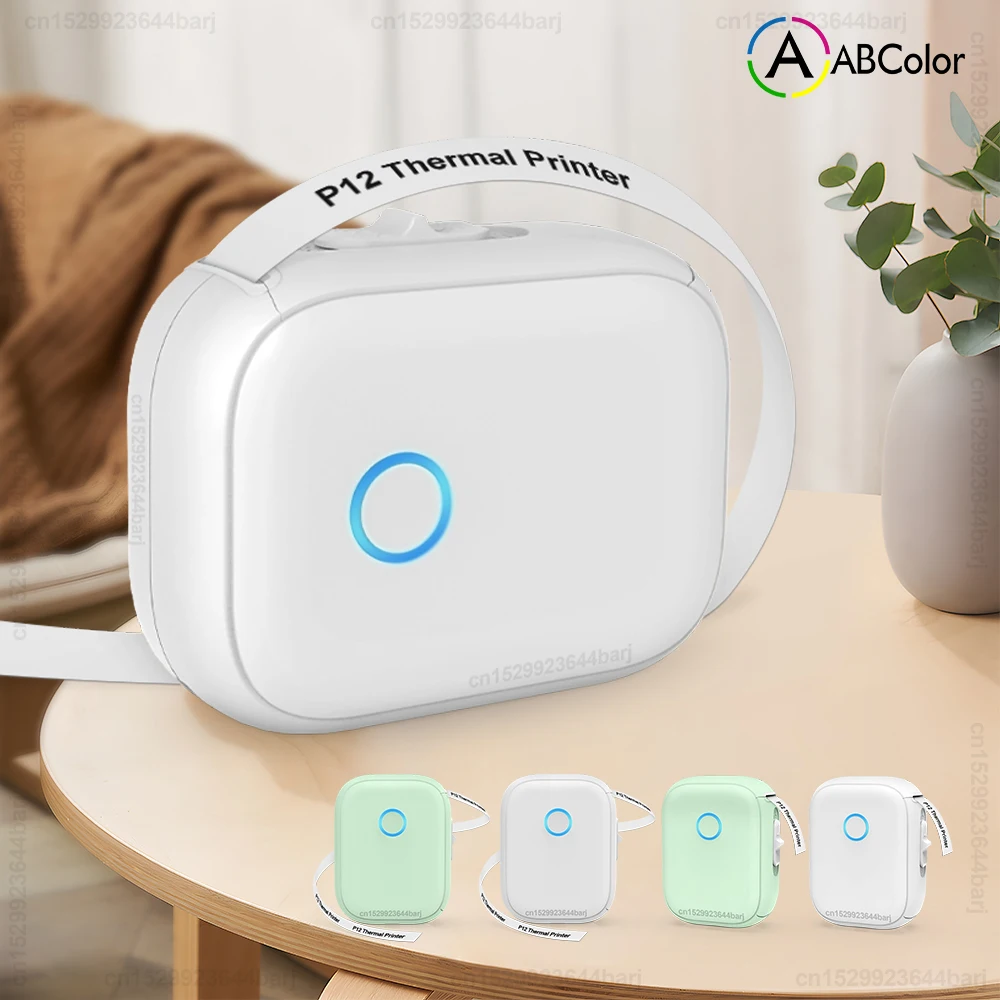 Принтер для Термоэтикеток P12, Портативный беспроводной Bluetooth-принтер для этикеток, самостоятельная сборка, аналогична этикеточкам D11 D110 D101