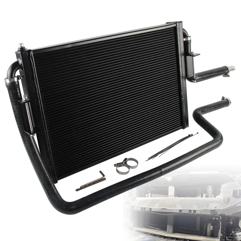 For Mercedes-Benz W177 AMG CLA35 GLB35 2.0L 4 CYL Engine 20-23 Heat Exchanger/Intercooler Radiator Water Tank Silicone Hose Kit