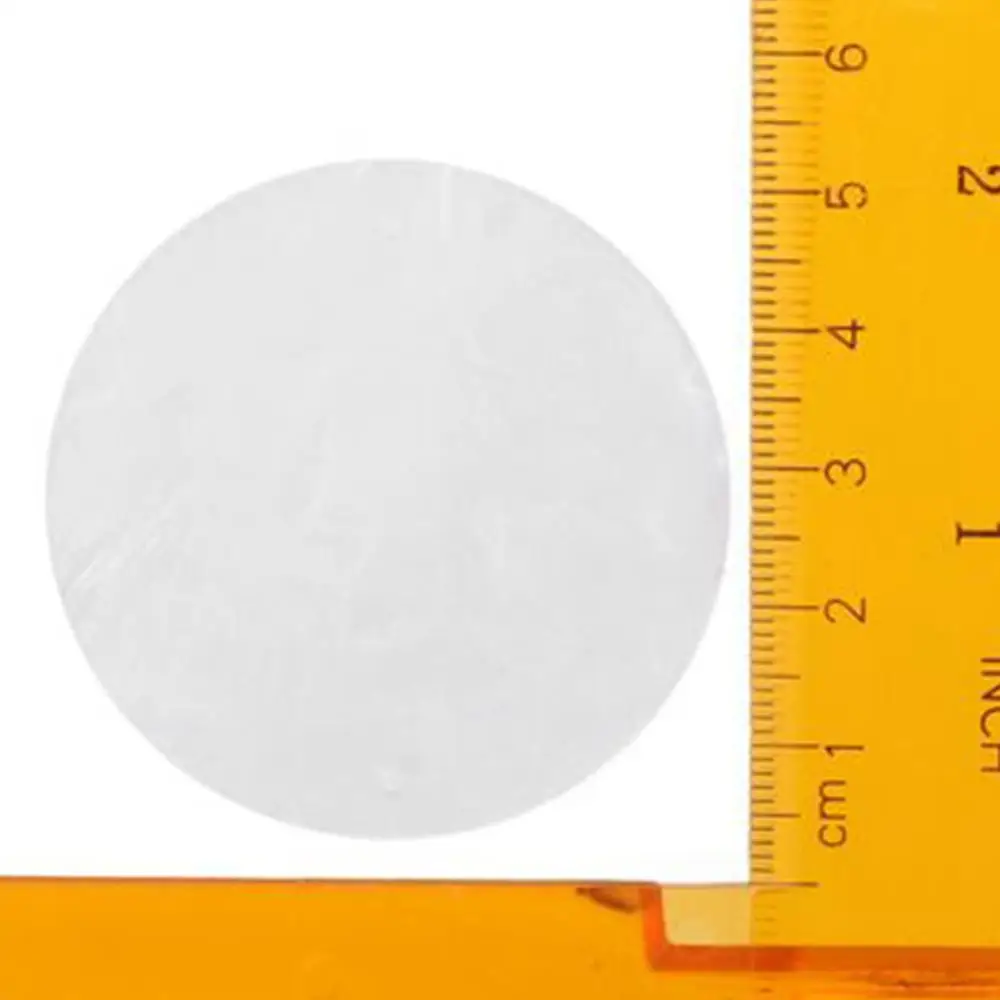 Oyster Shell 60 Pcs Capiz Shells with Holes 2 Inches Shell Wind Chimes Round Shells Outside