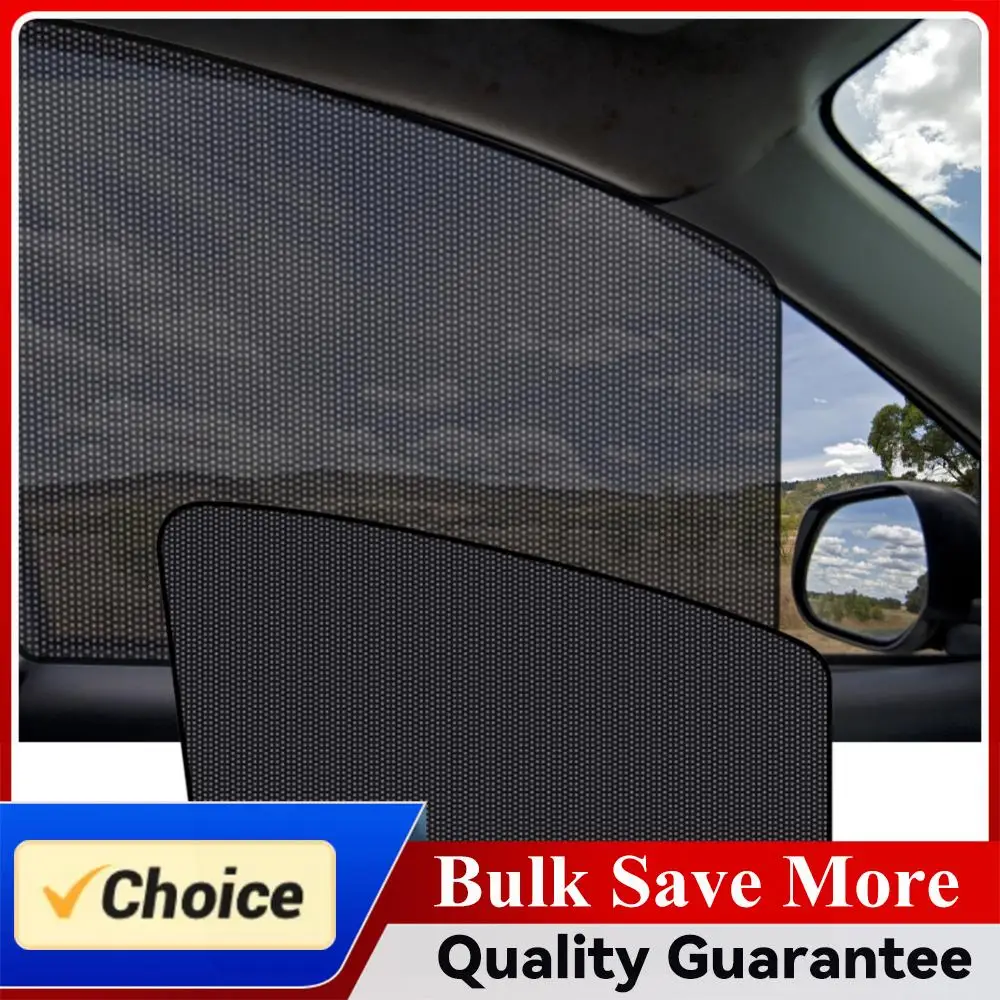 

Магнитная черная солнцезащитная шторка для боковых окон с мелкими отверстиями, защита от УФ-излучения, сетчатые солнцезащитные шторки для передних и задних стекол