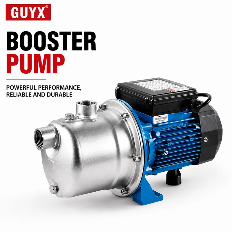 220V 0.37kW Stainless Steel Self-Priming Booster Pump Single Phase Jet Water Pump for Household Water Pressure Boosting