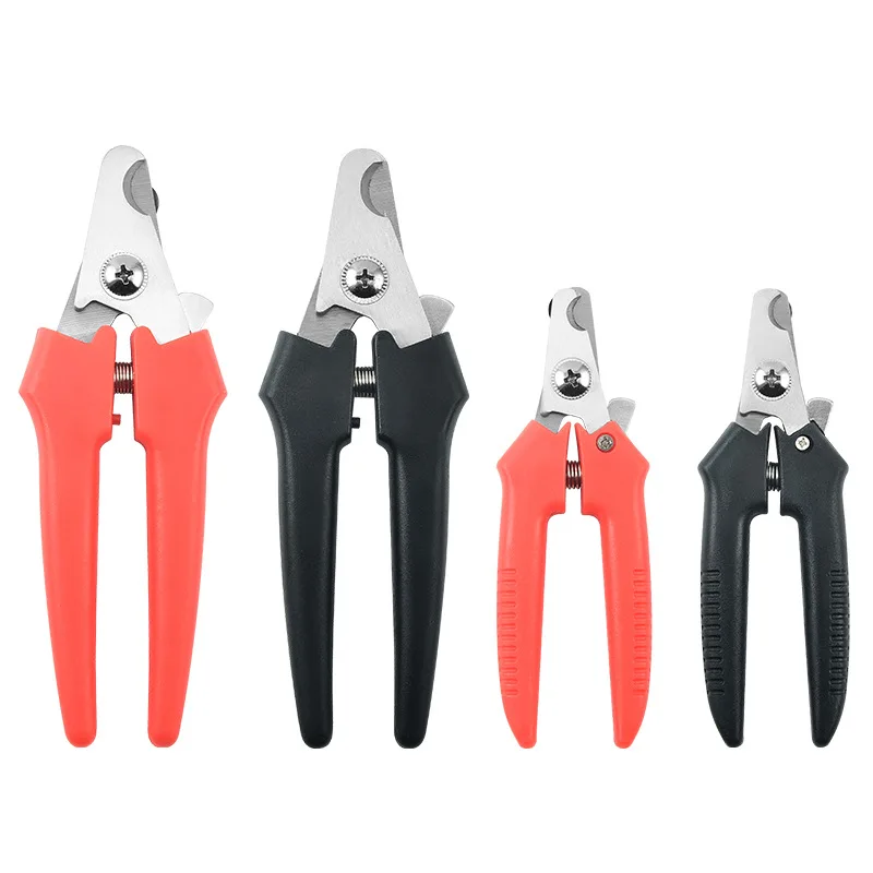 

Portable Stainless Steel Pet Nail Scissors Safety Scissors with Non-Slip PP Handle