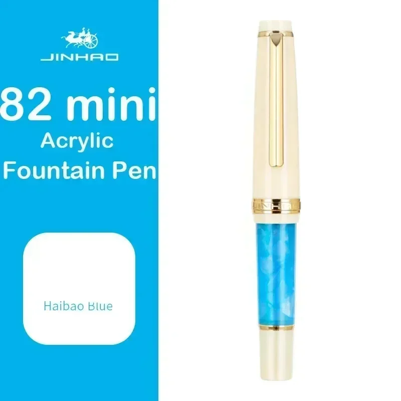 Jinhao 82 Mini Cute Short Portable Pocket Fountain Pen stationery  Calligraphy Practice Writing Business Pen School Supplies