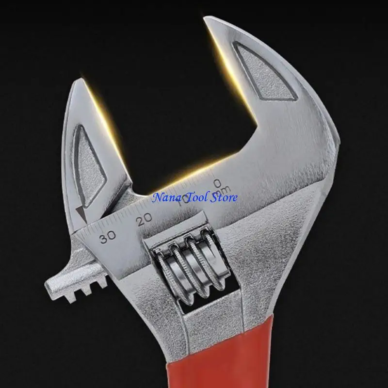 31GJ Professional Adjustable Spanner Device 30mm Jaw Opening Slip Resistant Grip For Bathroom Home Repair And Installation