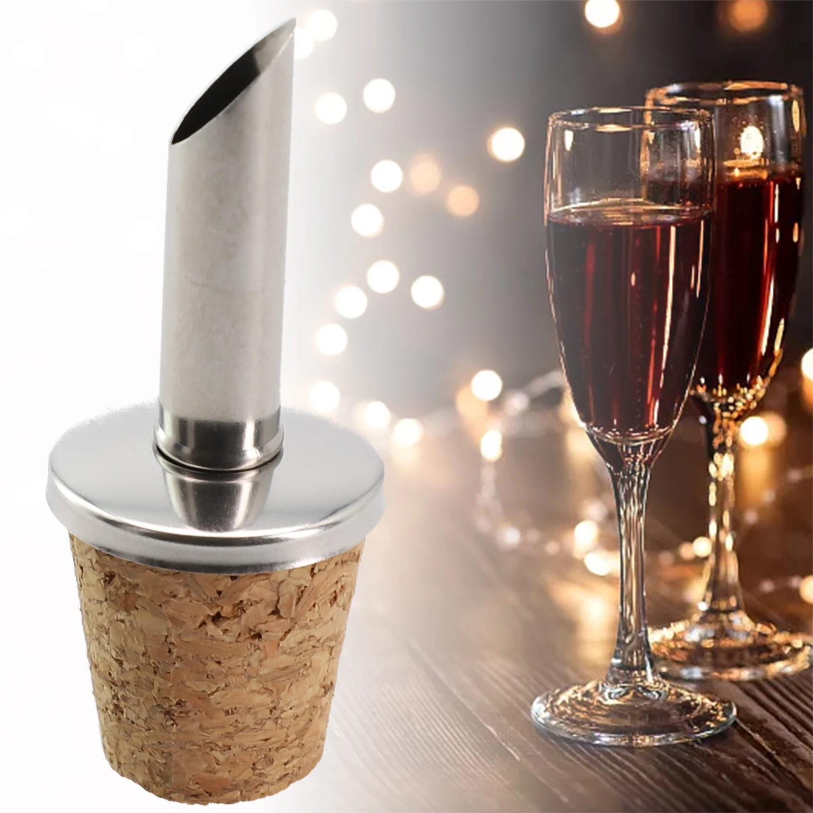 Aço inoxidável Pourer Garrafa, Bico Licor, Rolha, Rolhas de Garrafa e Rolhas, Bar Wine Acessórios