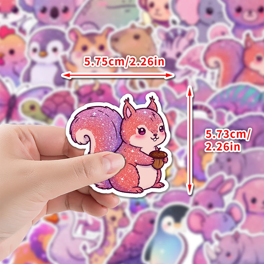 10/30/50 pçs bonito dos desenhos animados estrela animais graffiti adesivos estéticos criança decalques brinquedo notebook guitarra capacete kawaii adesivo para presente