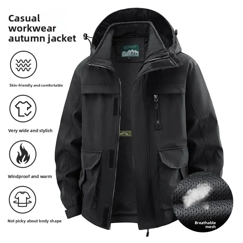 New Windbreaker Man Climbing Field Jackets Tactical Coats Outerwear Waterproof Military Tactical Jacket Men Hunting Fishing Coat