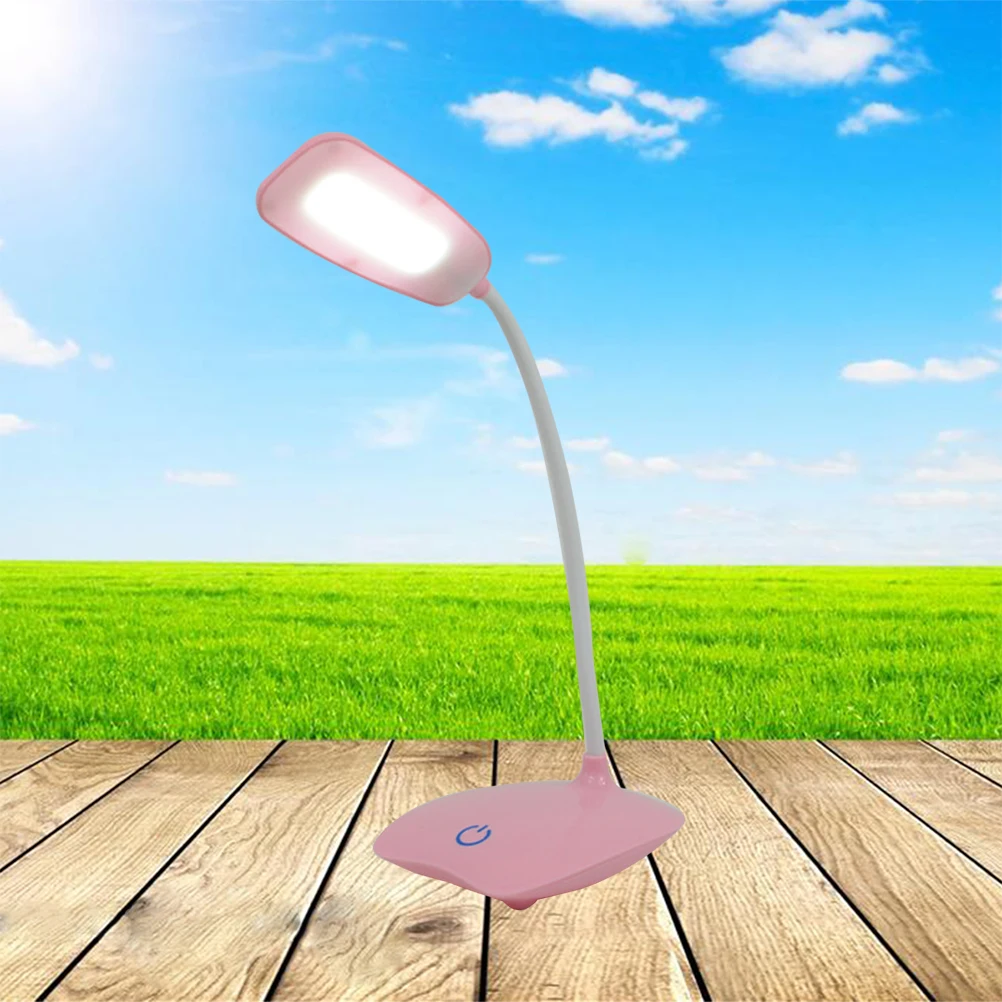 Dimmable Touch Table Lamp Desk Light Led with Usb Ports Pink Lights Home Office Student Lamps - Image 3