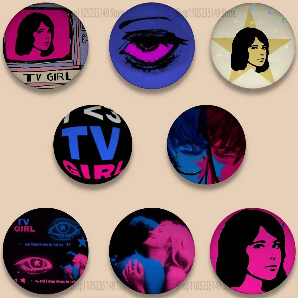 

Tv Girl Who Really 32/44/58mm Handmade Pins Round Brooch Badge Backpacks Clothes Jewelry Gifts
