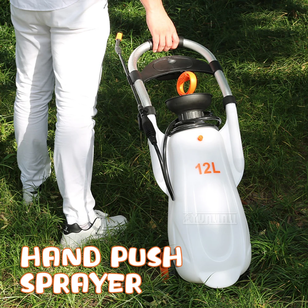 2025new 12L pesticide sprayer High pressure Agricultural Sprayer Orchard & Garden Pesticide Spray Machine, Wheel-mounted Sprayer