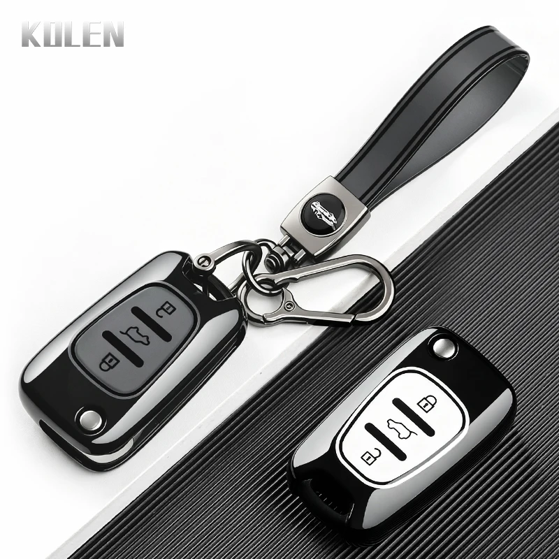 New TPU Car Key Case Cover For KIA Sportage Rio 3 Soul Optima Ceed Pro K5 K2 For Hyundai i20 i30 ix20 ix25 ix35 Elantra Accent