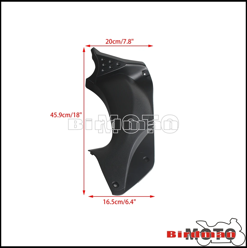 For Kawasaki ZX-14 ZZR1400 2006-2011 Motocycle Air Duct Cover Upper Front Dash Cover Fairing Nose Cowl Replacement ZZR 1400