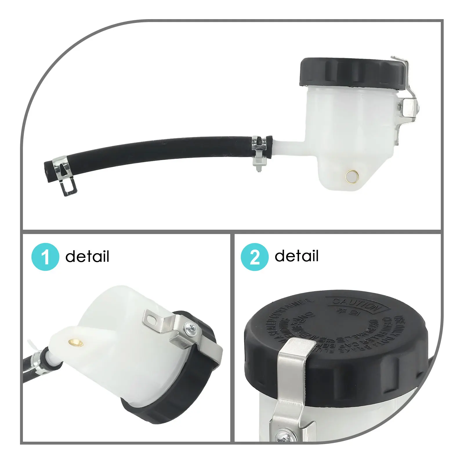 Motorcycle Oil Cup Brake Pump Liquid Storage Tank Master Cylinder Oil Cup Brake Master Cylinder For Suzuki GSXR 750