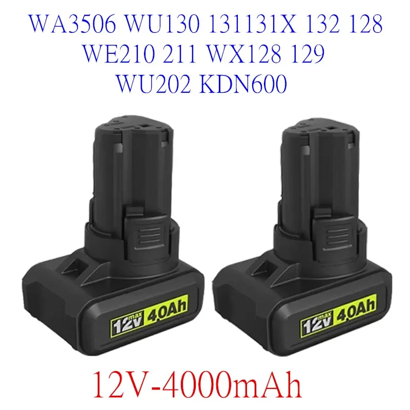 

100% оригинал 2000 мАч для WORX Kress 12 В WA3506 WU127 WU128 WU130 WU131X WU132 WU280 WX128 WX129 WX540 аккумулятор для электроинструмента