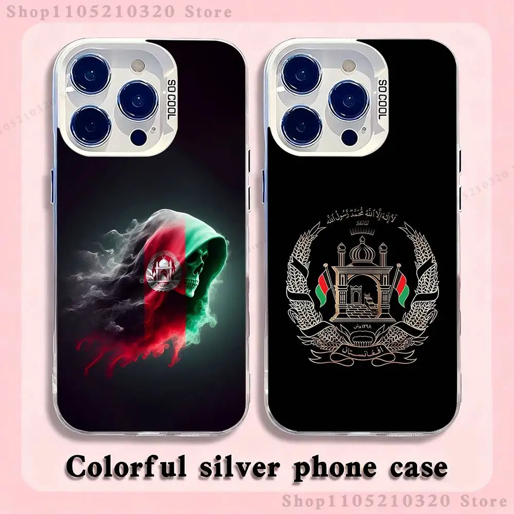 

Flag of Afghanistan Phone Case For iPhone 17,16,15,14,13,12,X,8,Pro,Max,Plus,E,SE4,Air,Mini White IMD Matte