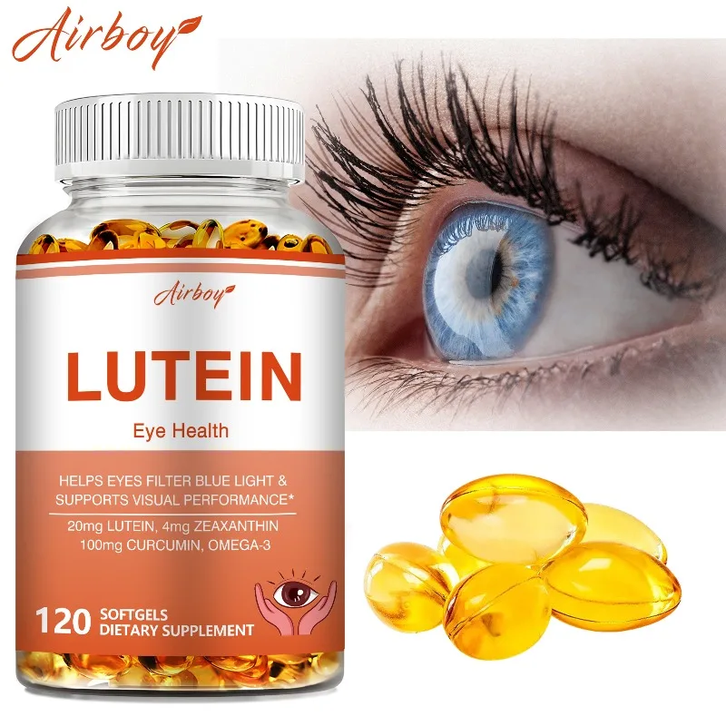 Lutein - with Zeaxanthin, Vitamin E - Improve Visual Clarity, Reduce Eye Fatigue,Blue Light Protection, Boosts Immunity, Non-GMO