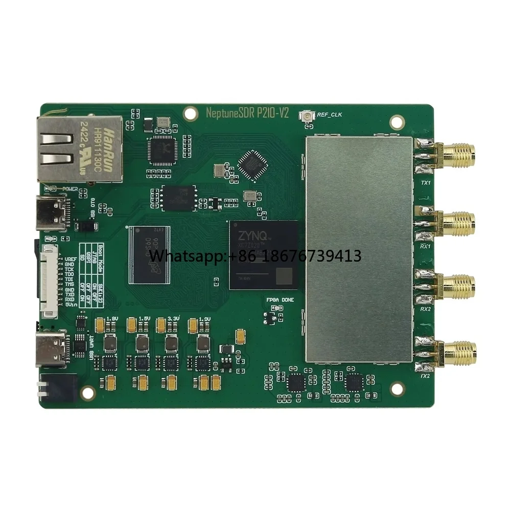 HAMGEEK P210 70MHz-6GHz SDR Development Board ZYNQ7020 AD9361 with Open Source Code for Pluto