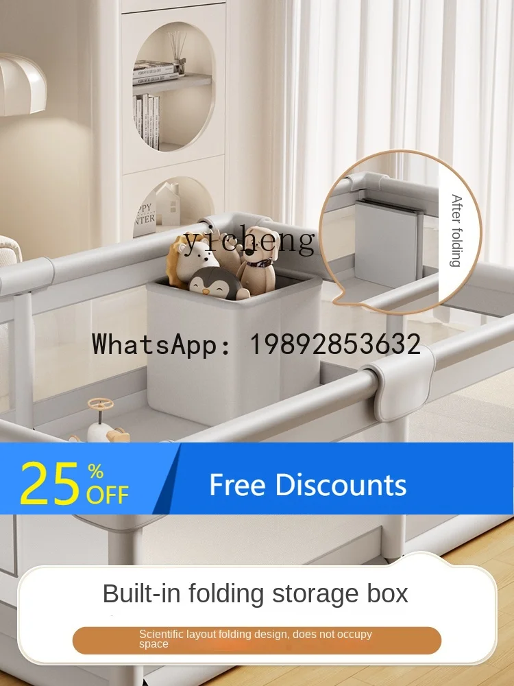 WL Baby Fence Rejilla protectora para bebés Estera para gatear en interiores Juego para niños pequeños engrosado