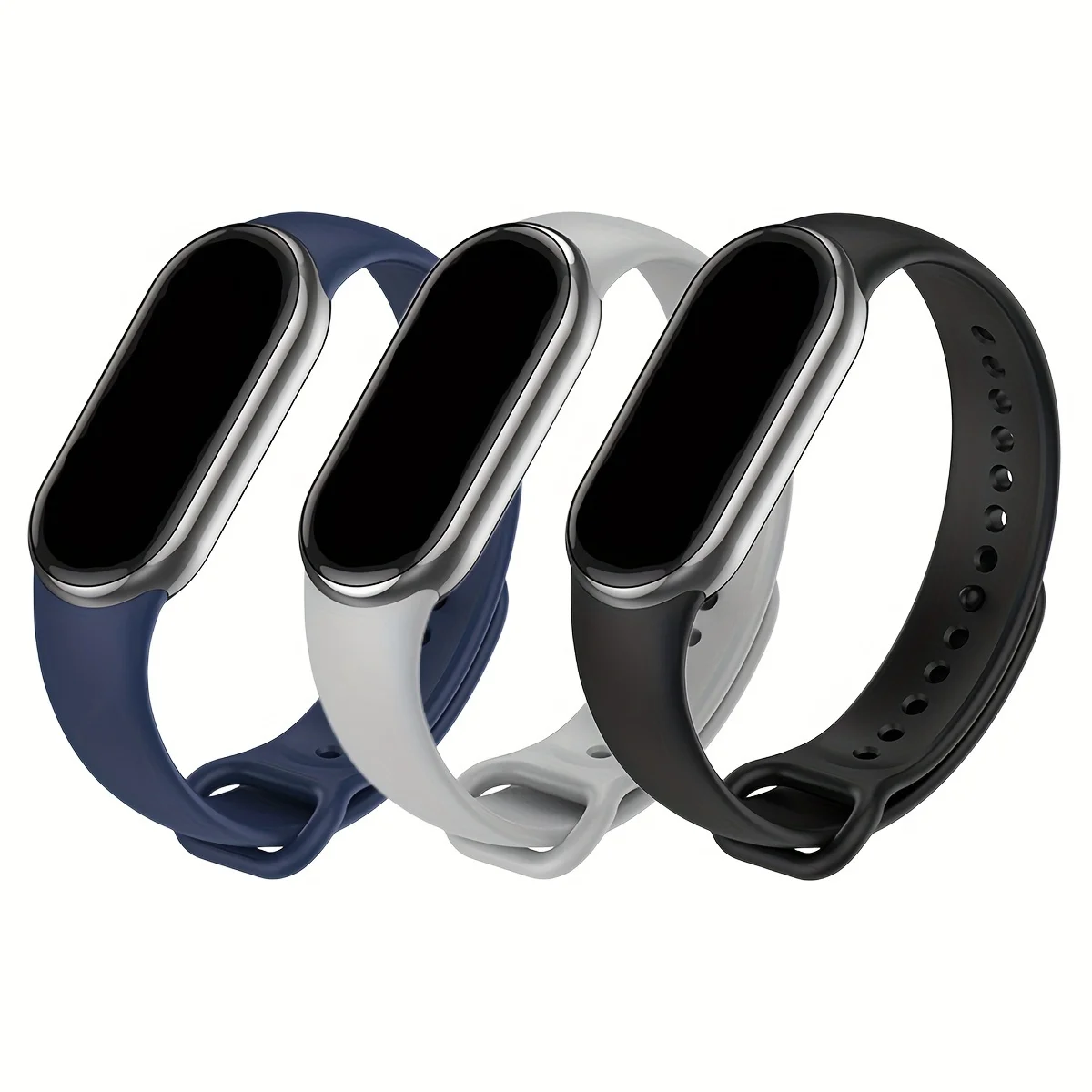 3 pcs/pack Strap for Xiaomi Band 8 9 10 11 Silicone Bracelet for Mi Band